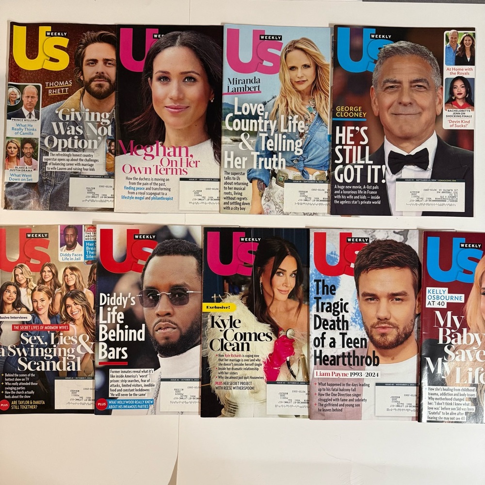 Us Weekly Magazine | September October November 2024 Issues